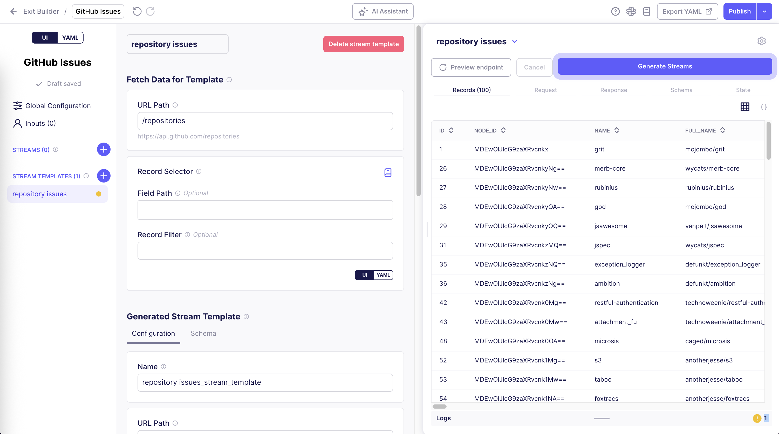 Preview Endpoint